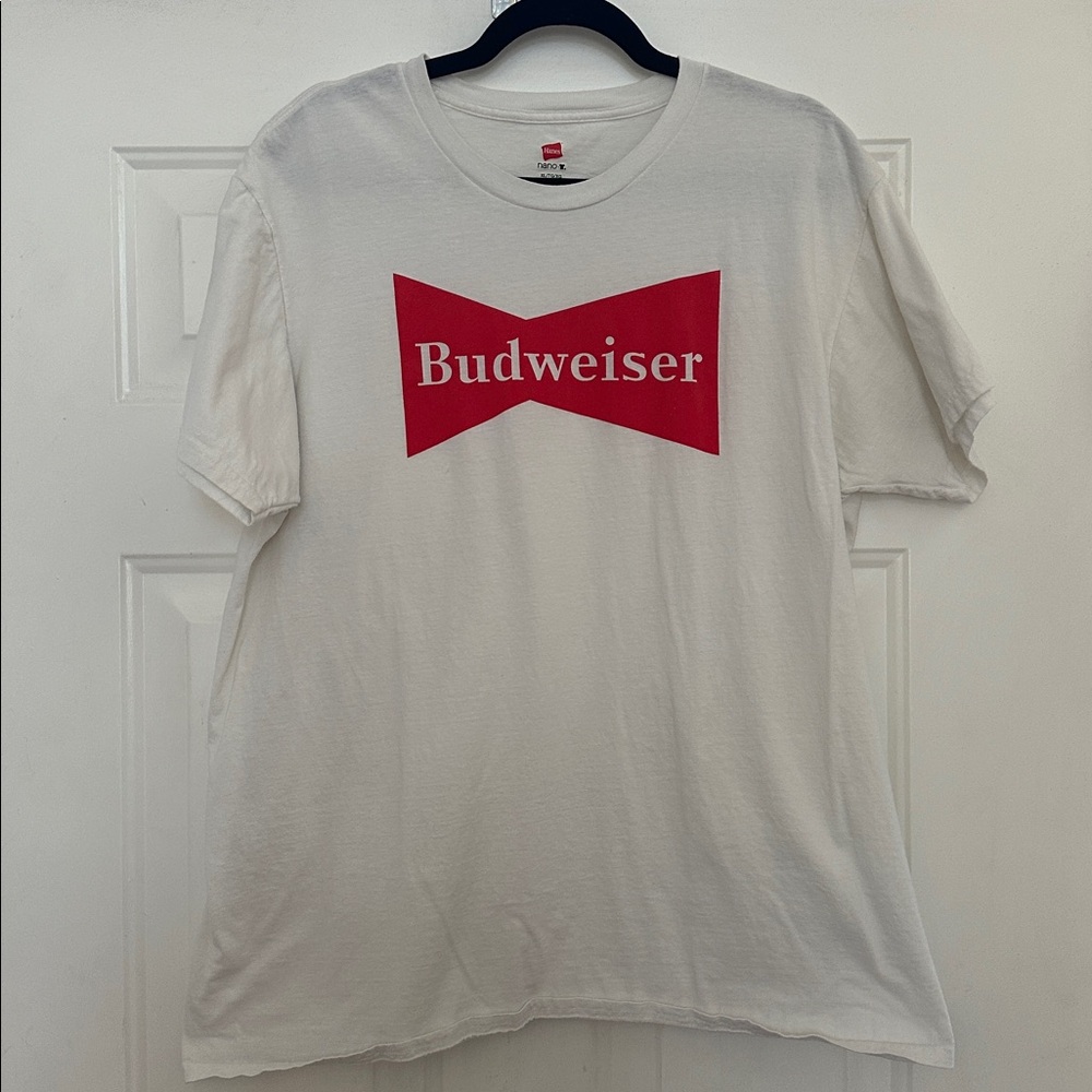 Budweiser Shirt White Red